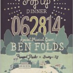 Ben Folds PopUp Dinner Brooklyn